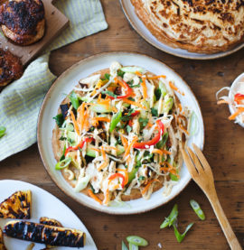 Haiti inspirert kyllingbryst med bananpannekaker