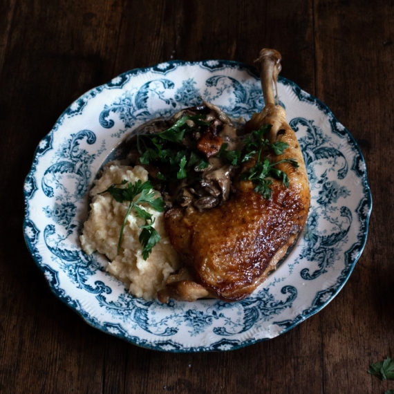 Coq au vin blanc