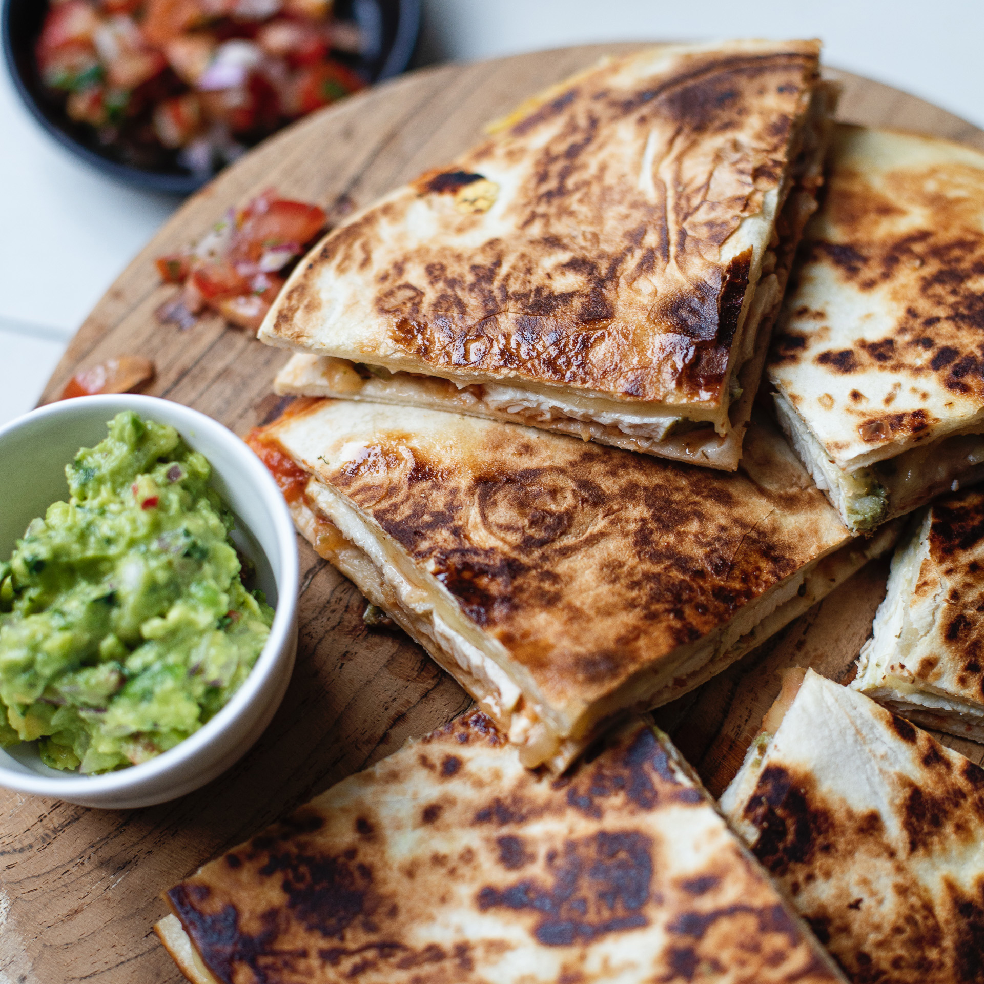 quesedillas med kylling