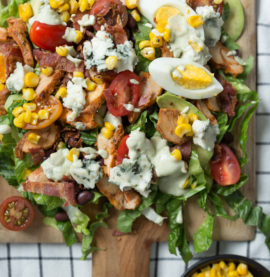 BBQ kylling cobb salat
