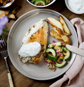 Kyllingbryst med hvitløk og urter