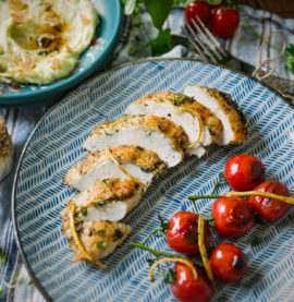 Kyllingbryst med grov urtepotetmos