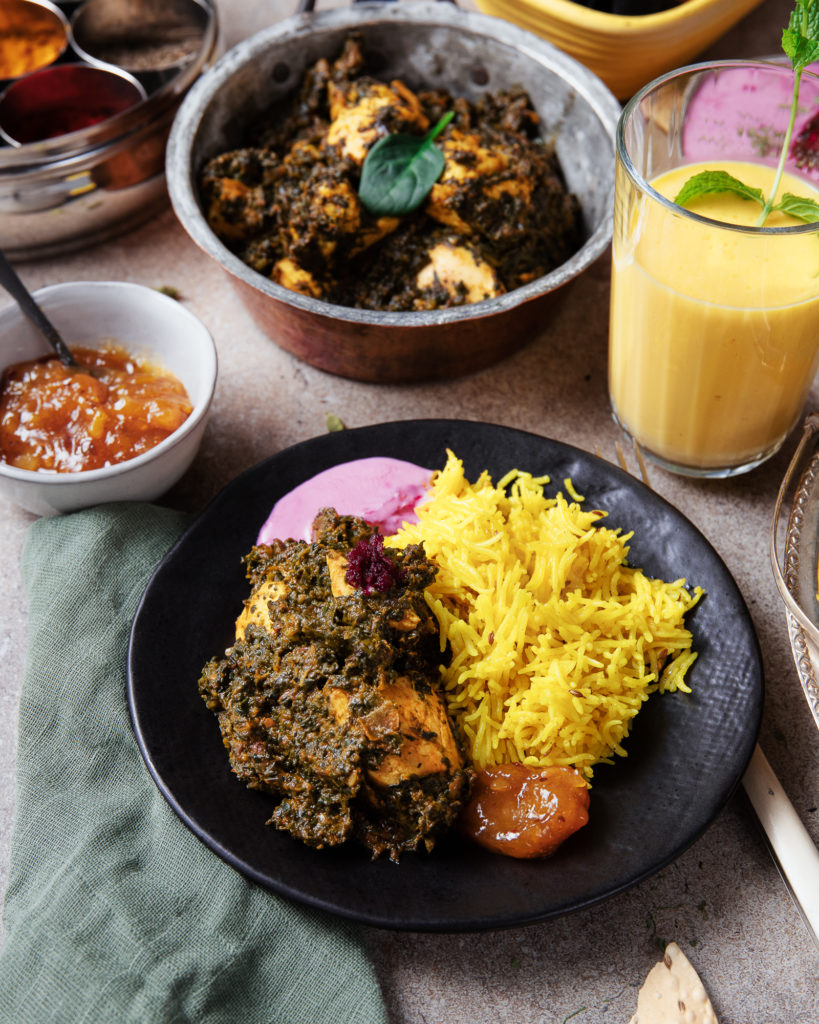 Indisk mat med kylling